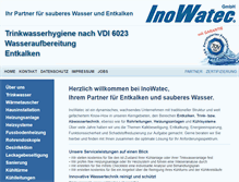 Tablet Screenshot of inowatec-gmbh.de